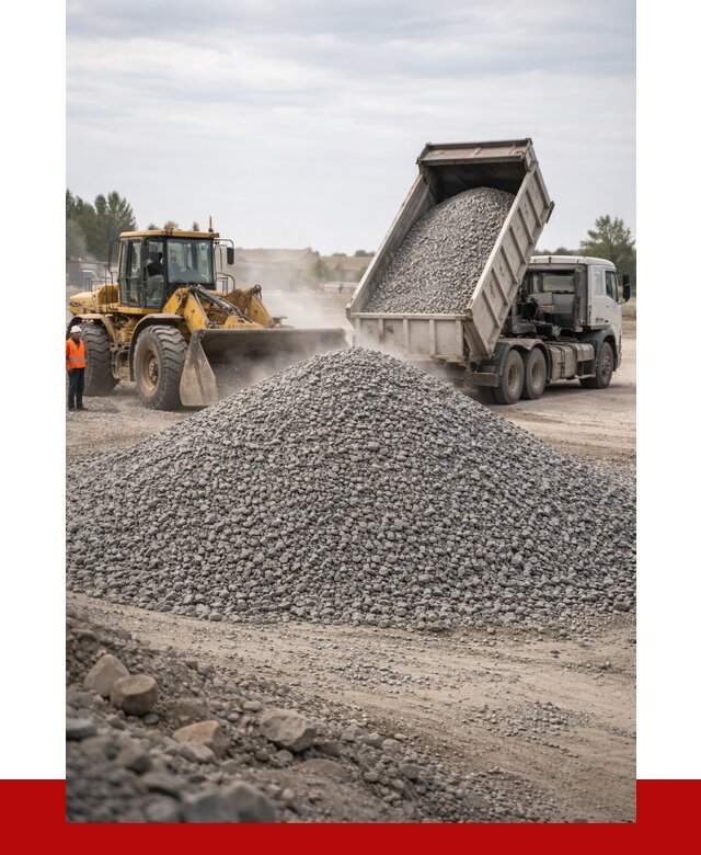 Купить щебень с доставкой в Серпухове от 2540 руб. | ПРОНЕРУДСрп