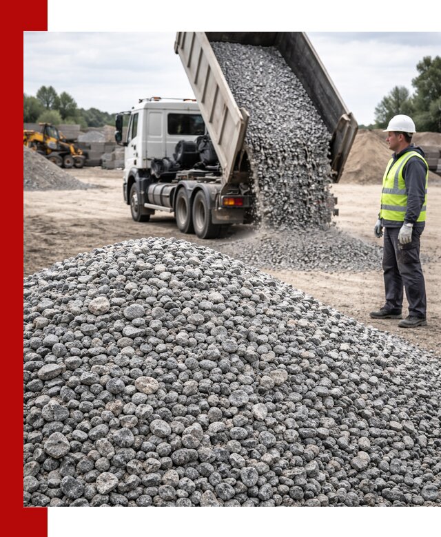 Доставка и продажа гранитного щебня фракции 5-20 в Серпухове