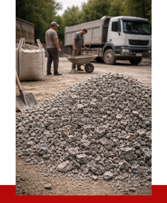 Гранитный щебень фракция 20-40 в Серпухове от 3252 руб. ПРОНЕРУДСрп