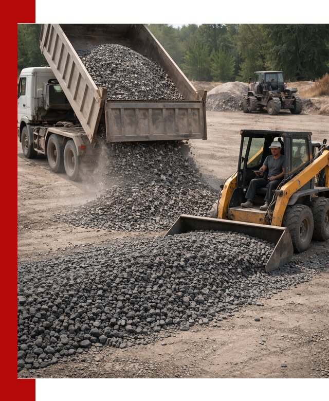 Гранитный щебень фракция 40-70 с доставкой в Серпухове