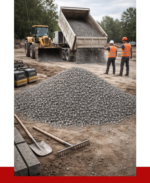 Гравийный щебень купить в Серпухове от 2235 р. ПРОНЕРУДСрп
