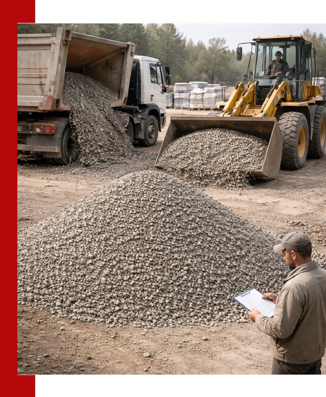 Гравийный щебень фракция 5–10 с доставкой в Серпухове