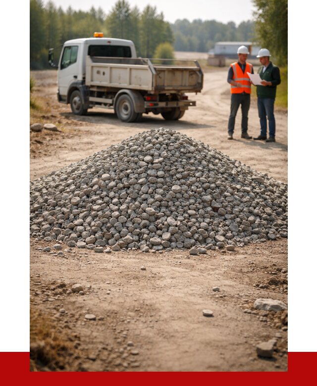 Гравийный щебень фракция 20-40 в Серпухове от 1219 р. | ПРОНЕРУДСрп