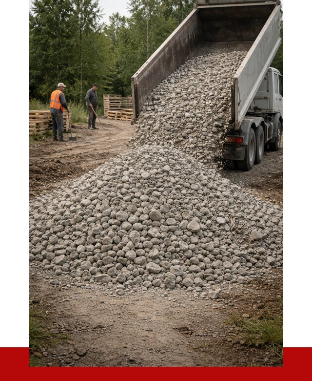 гравийный щебень фракция 70-120 в Серпухове от 2489 р. ПРОНЕРУДСрп