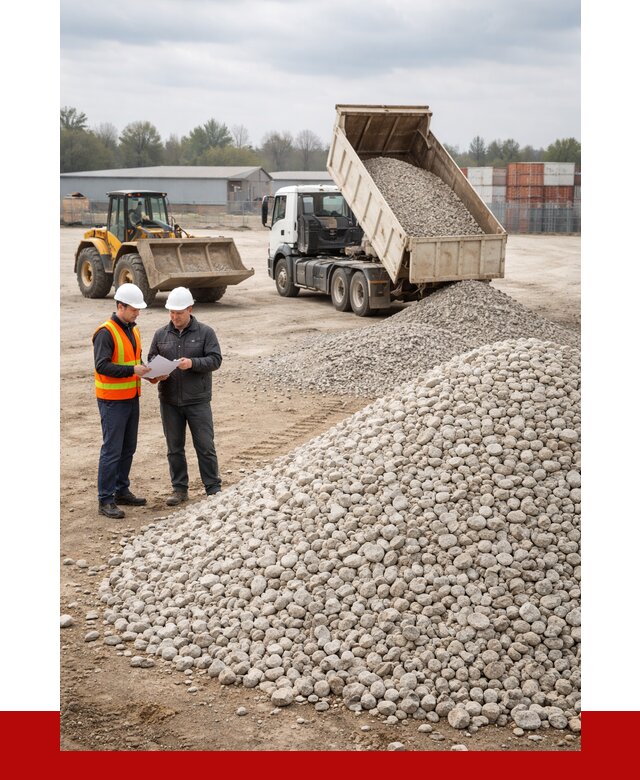 Известняковый щебень в Серпухове от 1423 р. доставка | ПРОНЕРУДСрп
