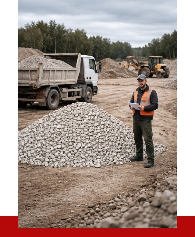 Доломитовый щебень в Серпухове купить от 2235 р., ПРОНЕРУДСрп