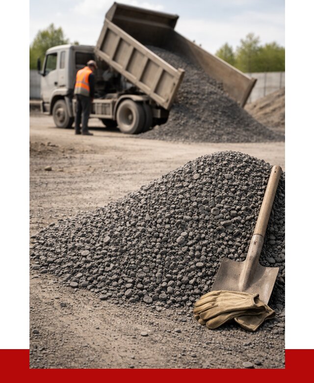 Шлаковый щебень фракция 5-20 в Серпухове от 1829 р. ПРОНЕРУДСрп