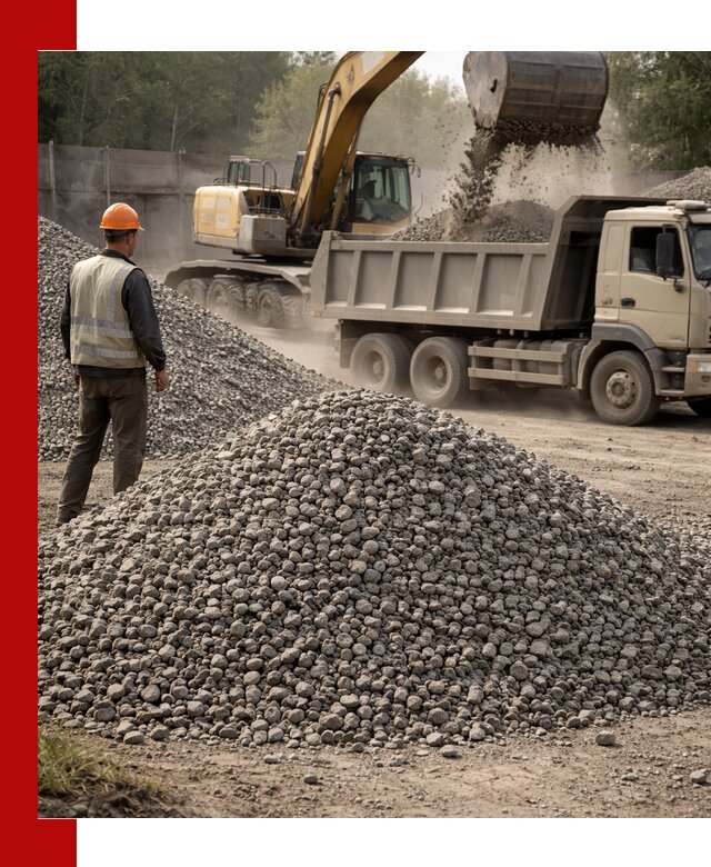Шлаковый щебень фракция 5-20 с доставкой в Серпухове
