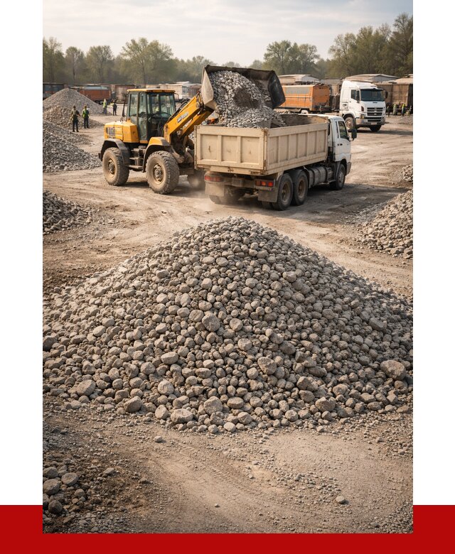 Вторичный щебень фракция 40-70 в Серпухове от 1768 р, ПРОНЕРУДСрп