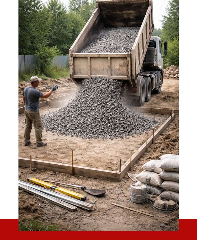 Купить щебень для фундамента в Серпухове от 4572 р. | ПРОНЕРУДСрп