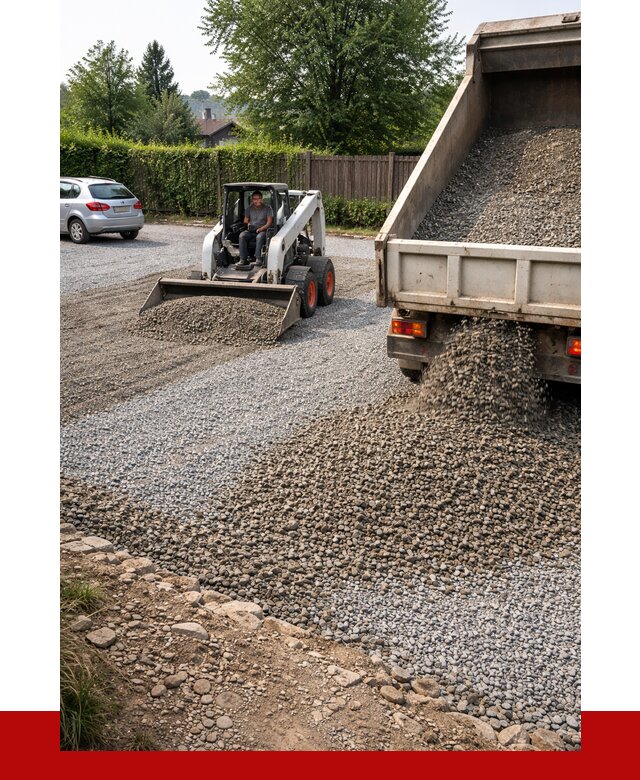 Щебень для парковки в Серпухове с доставкой от 1219 р.| ПРОНЕРУДСрп