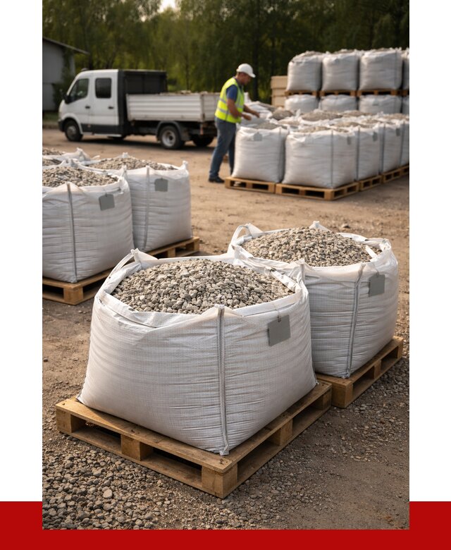 Щебень в мешках с доставкой в Серпухове от 4268 р. | ПРОНЕРУДСрп
