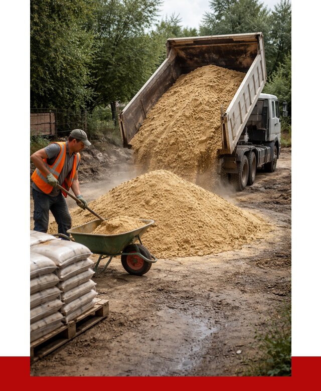 Купить песок с доставкой в Серпухове от 1829 р. | ПРОНЕРУДСрп
