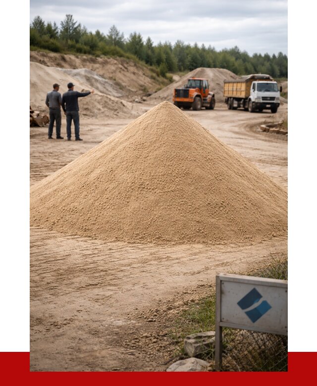 Карьерный песок навалом в Серпухове от 1829 р. | ПРОНЕРУДСрп