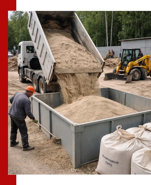 Кварцевый песок для фильтра в Серпухове — доставка и качество