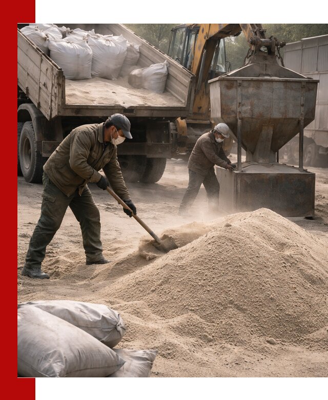 Кварцевый песок для пескоструя в Серпухове — доставка и качество