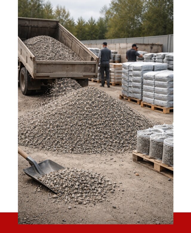 Гравий фракция 5-20 в Серпухове купить от 2337 р. ПРОНЕРУДСрп