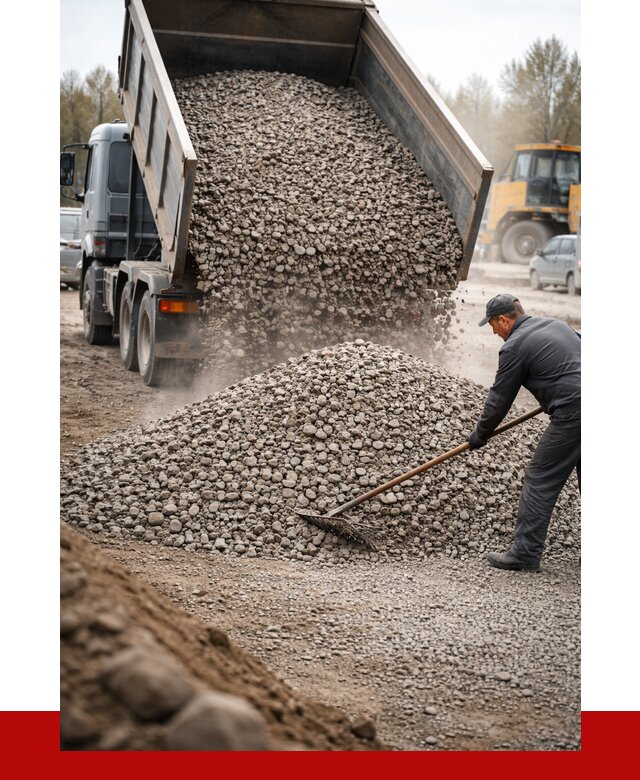 Гравий фракция 20-40 в Серпухове от 2540 р. доставка | ПРОНЕРУДСрп