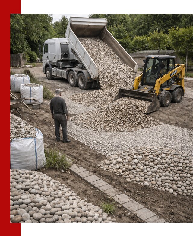 Доставка морской гальки оптом и в розницу в Серпухове