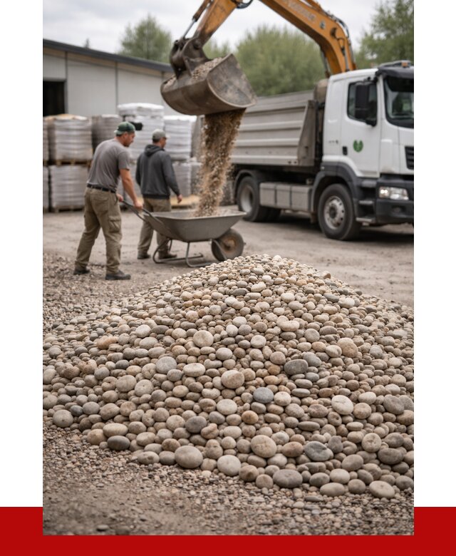 Галька декоративная в Серпухове от 3252 р. за куб | ПРОНЕРУДСрп