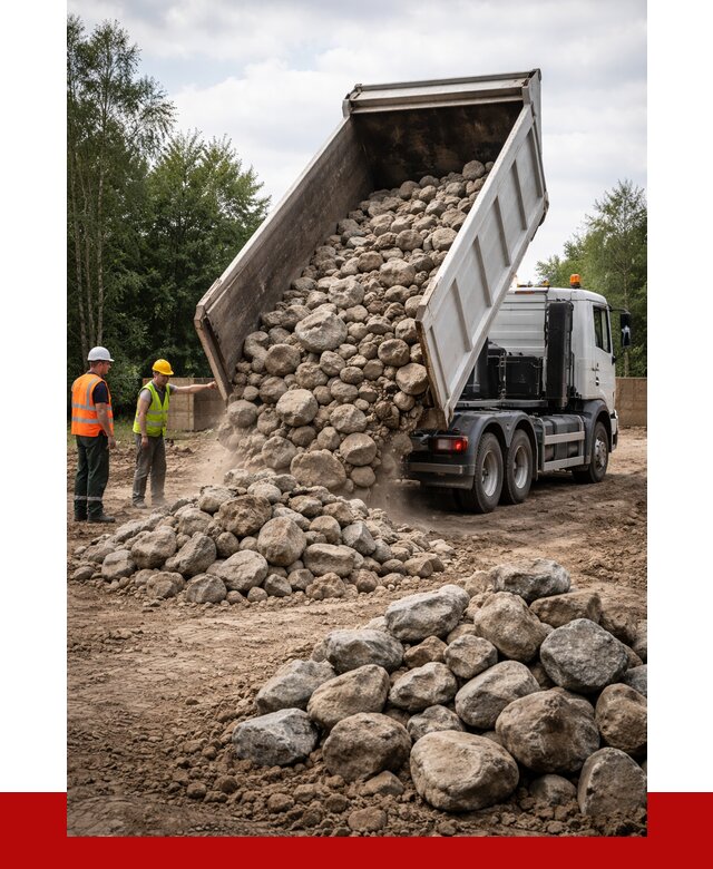 Купить булыжник в Серпухове с доставкой от 4572 р. за куб | ПРОНЕРУДСрп