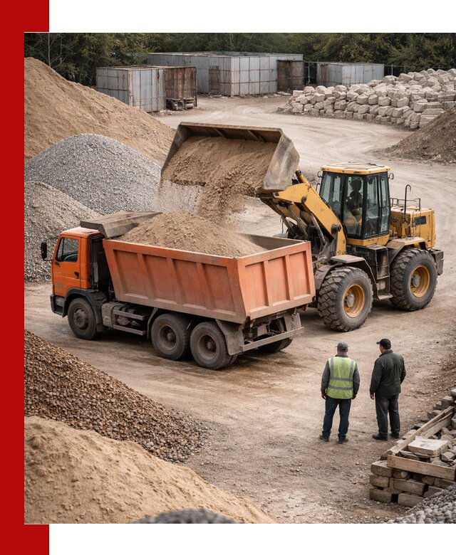 Доставка сыпучих смесей и смесей для стройки в Серпухове