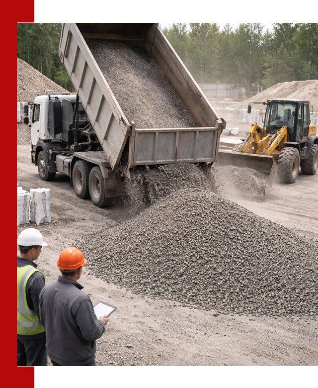 Доставка и продажа гранитного отсева 0-10 в Серпухове