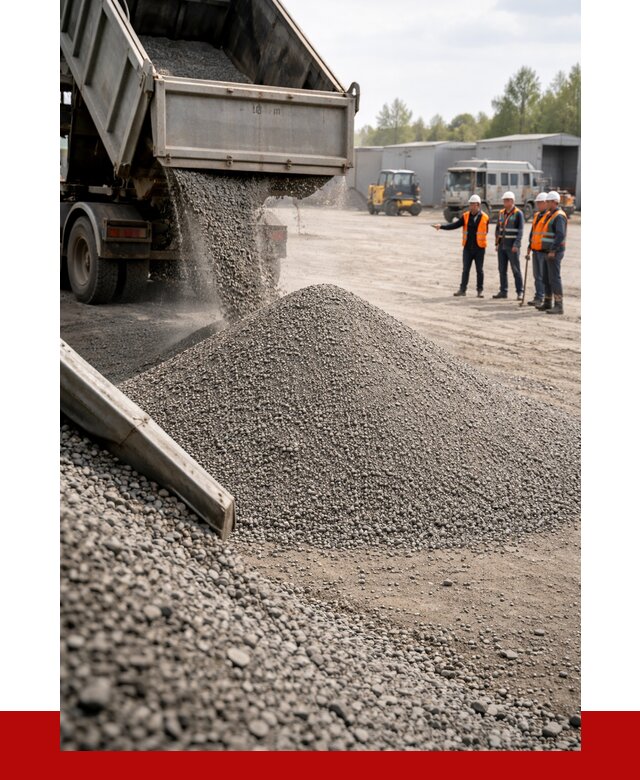 Гравийный отсев 0-5 в Серпухове от 1219 р. с доставкой | ПРОНЕРУДСрп