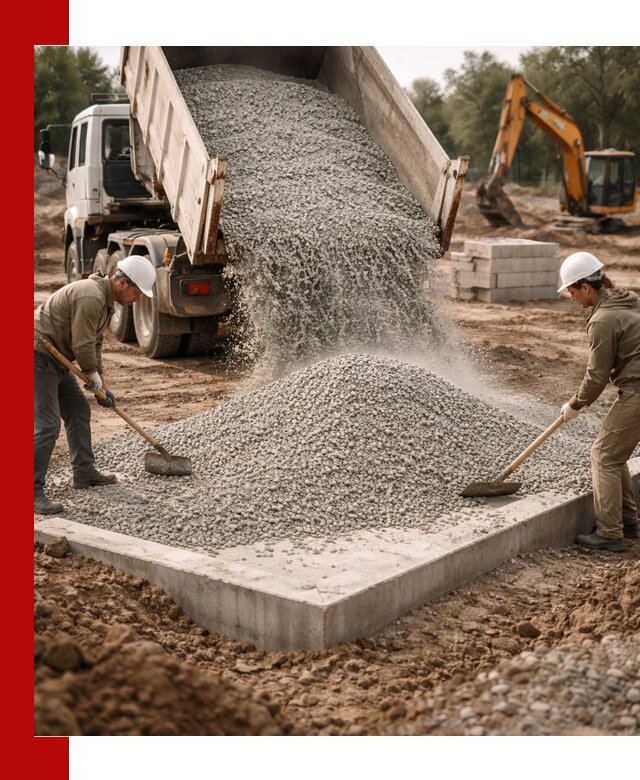 Доставка и продажа отсева для бетона в Серпухове