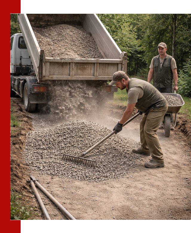 Каменная крошка для дорожек с доставкой в Серпухове