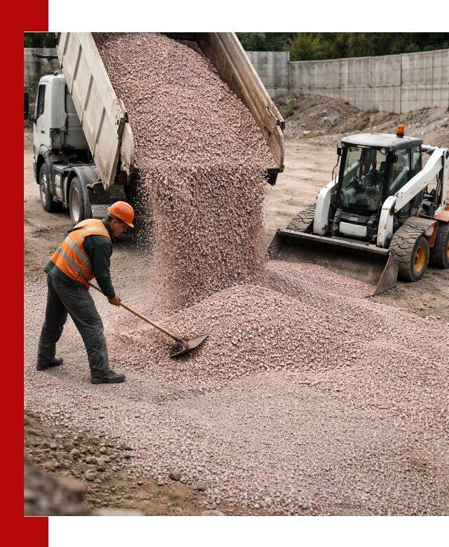 Крошка розовый гранит с доставкой в Серпухове от производителя