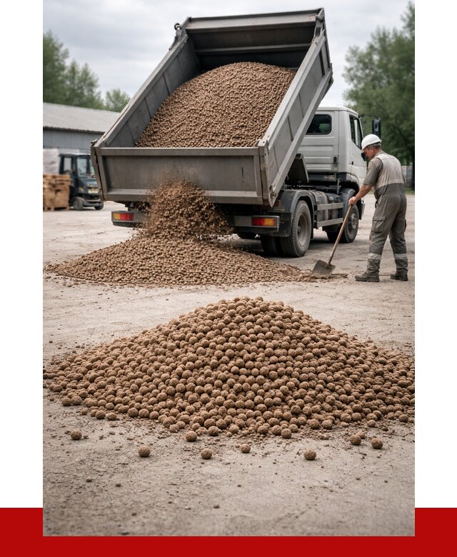 Керамзит с доставкой в Серпухове от 4268 р. за м3 | ПРОНЕРУДСрп