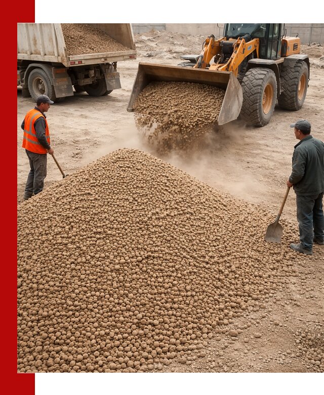 Керамзит фракция 10-20 с доставкой в Серпухове