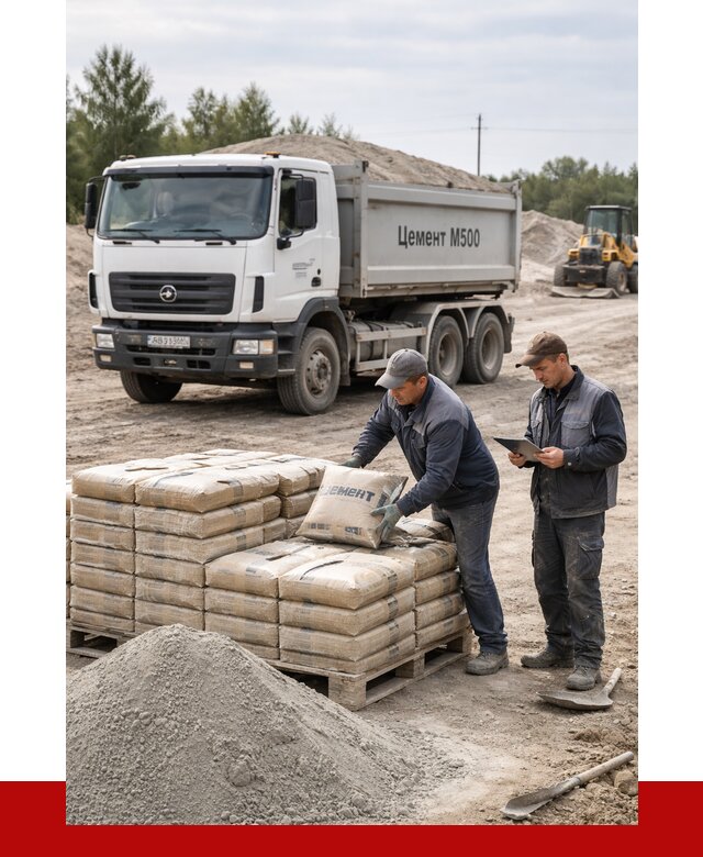 Купить цемент м500 с доставкой в Серпухове от 5284 р. | ПРОНЕРУДСрп