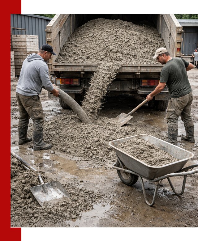 Цементно-песчаная смесь М150 доставка в Серпухове