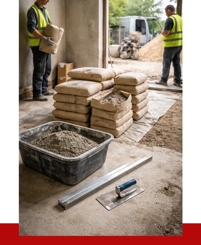 Купить сухую смесь для стяжки в Серпухове от 4572 р. | ПРОНЕРУДСрп