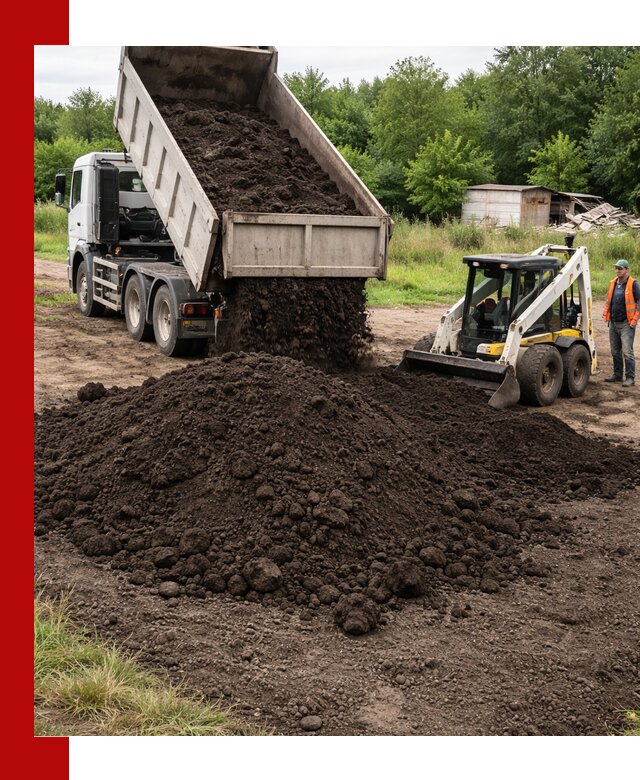 Поставка плодородной земли с доставкой самосвалом в Серпухове