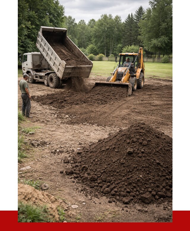 Грунт для выравнивания участка в Серпухове от 1219 р. | ПРОНЕРУДСрп