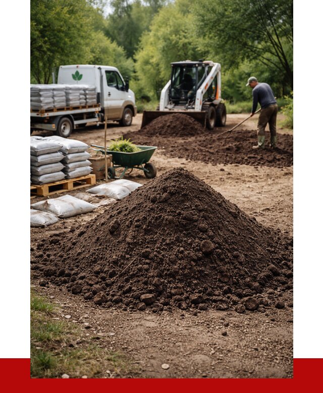 Грунт для озеленения с доставкой в Серпухове от 1829 р. | ПРОНЕРУДСрп