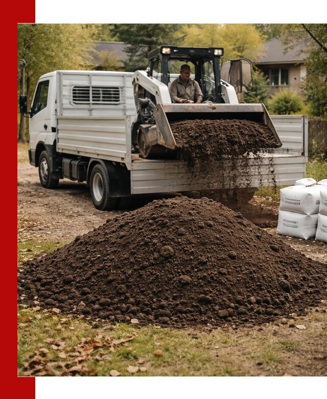 Доставка садовой земли в больших объёмах в Серпухове
