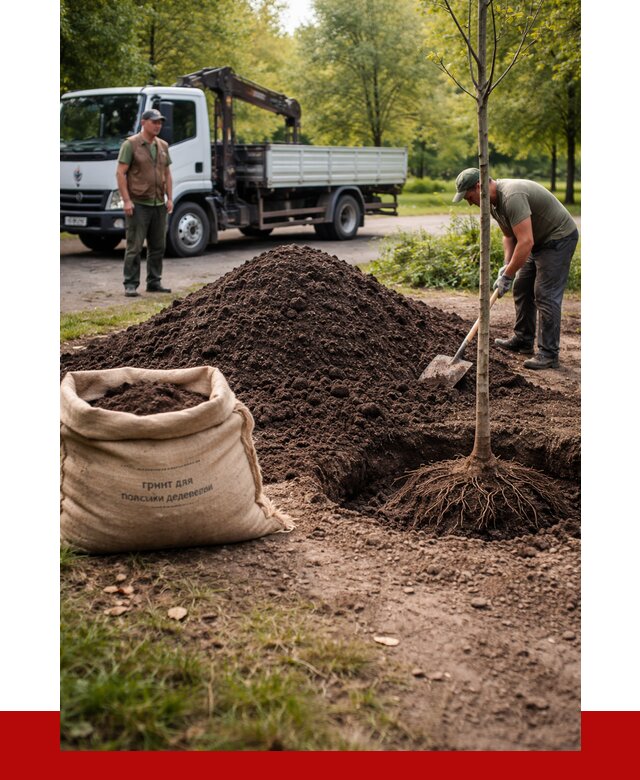 Грунт для посадки деревьев в Серпухове от 1219 р. | ПРОНЕРУДСрп