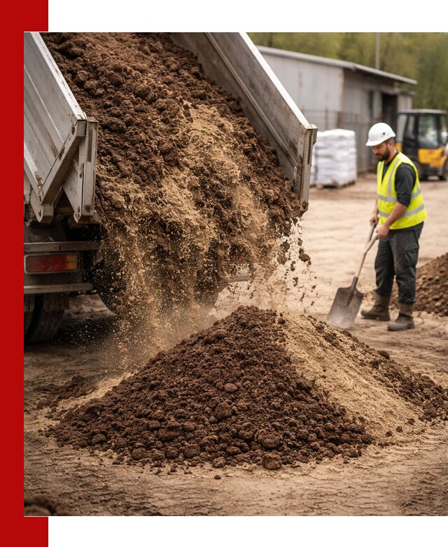 Доставка торфо-песчаной смеси в Серпухове для строительства и озеленения