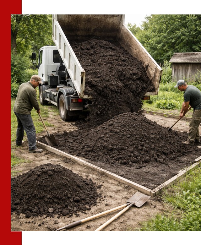 Купить чистый чернозем для огорода с доставкой в Серпухове