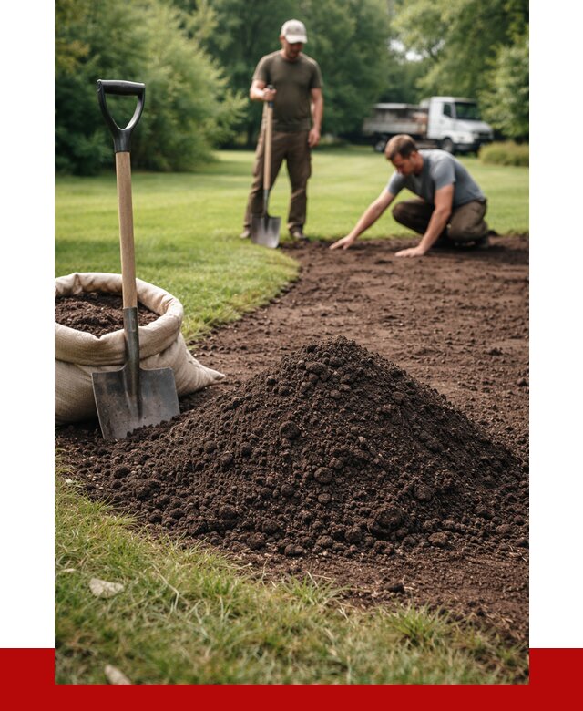 Купить чернозем для газона в Серпухове от 4268 р. | ПРОНЕРУДСрп