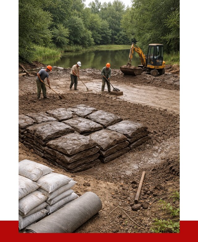 Купить глину для пруда в Серпухове от 4572 р. с доставкой | ПРОНЕРУДСрп