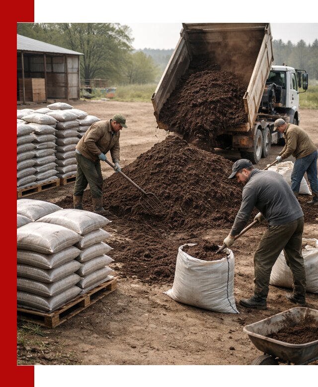 Доставка компоста оптом и в розницу в Серпухове