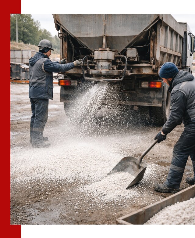 Доставка и продажа хлористого кальция в Серпухове