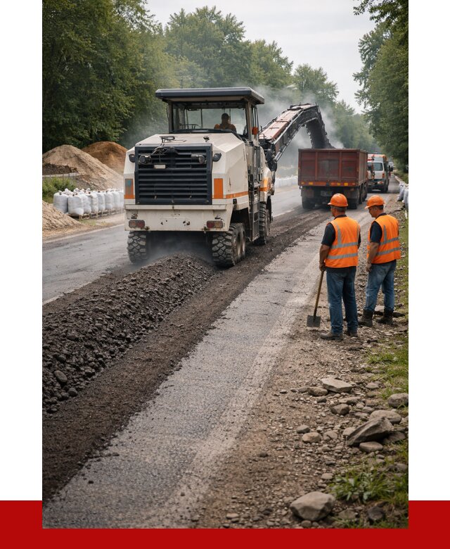Фрезерованный асфальт в Серпухове от 2235 р./куб. | ПРОНЕРУДСрп