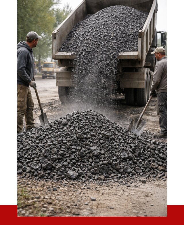 Дробленый асфальт в Серпухове от 2845 р. с доставкой | ПРОНЕРУДСрп