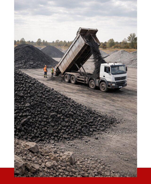 Купить уголь с доставкой в Серпухове от 6300 р. оптом | ПРОНЕРУДСрп